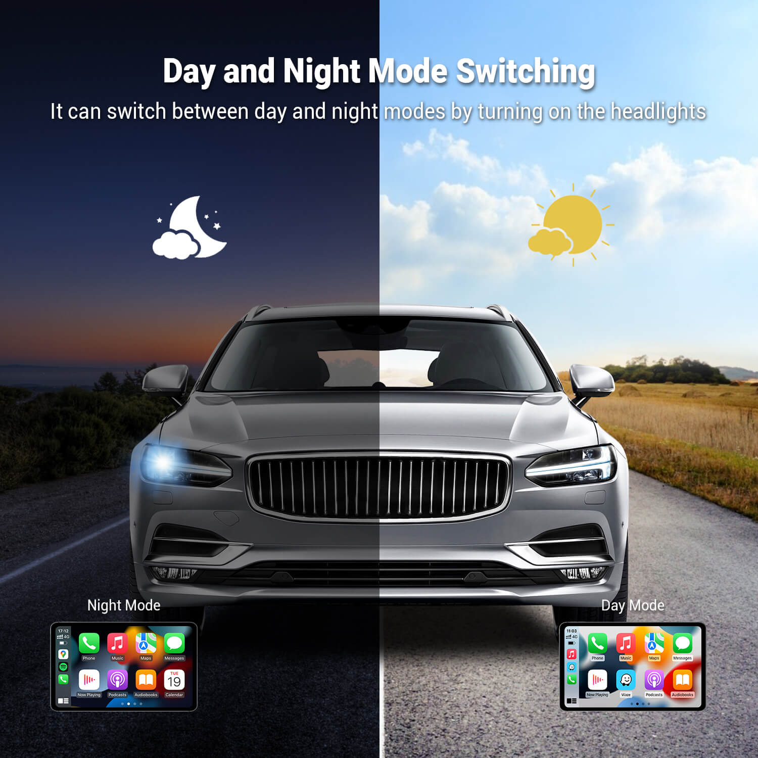 🔥6-Hour Flash Sale—Don't Miss Out! OTTOMOTION Wireless CarPlay / Android Auto Wireless 2 in 1 Adapter