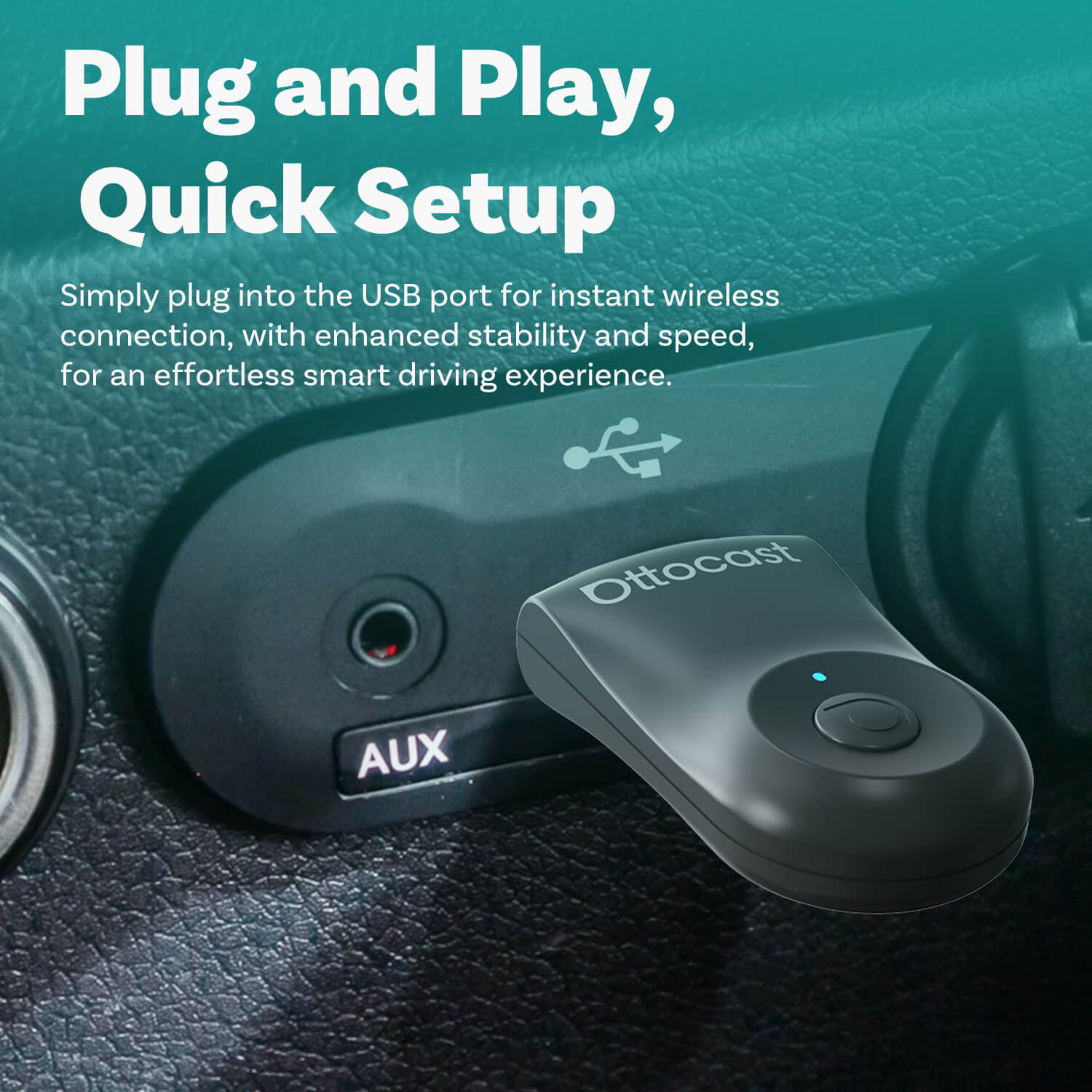 Today Special Offer🎉Mini Wireless CarPlay/Android Auto Adapter