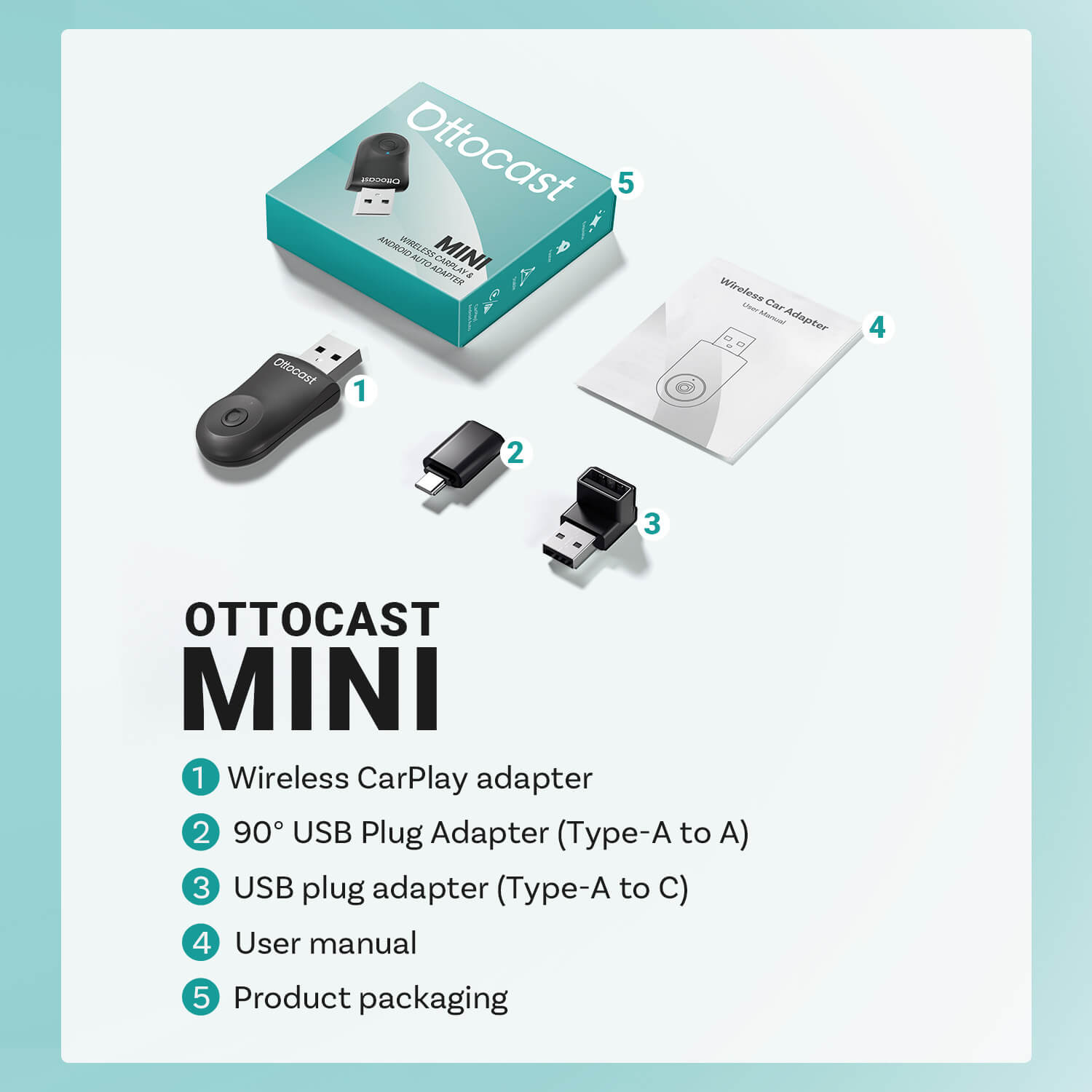 Today Special Offer🎉Mini Wireless CarPlay/Android Auto Adapter