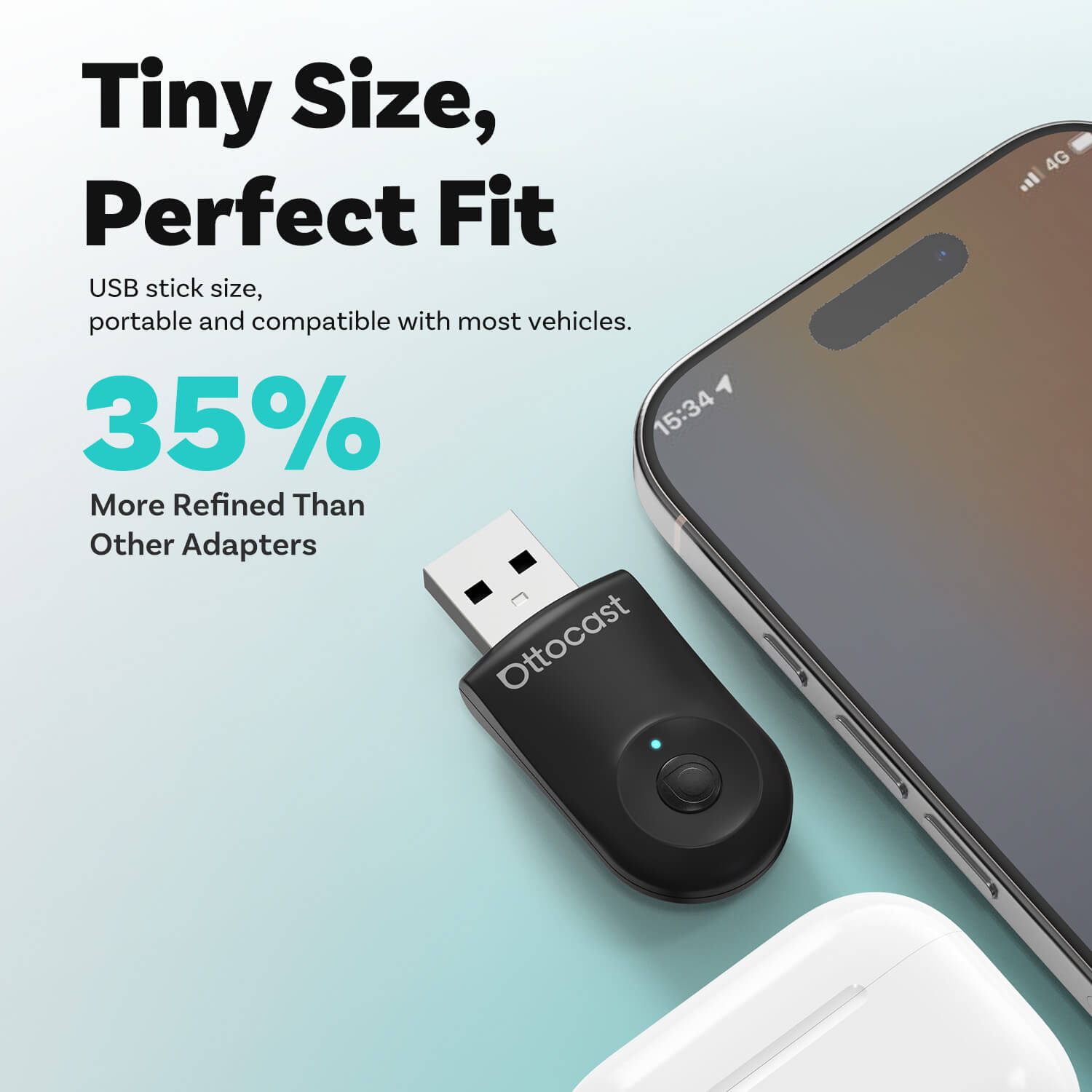 Today Special Offer🎉Mini Wireless CarPlay/Android Auto Adapter