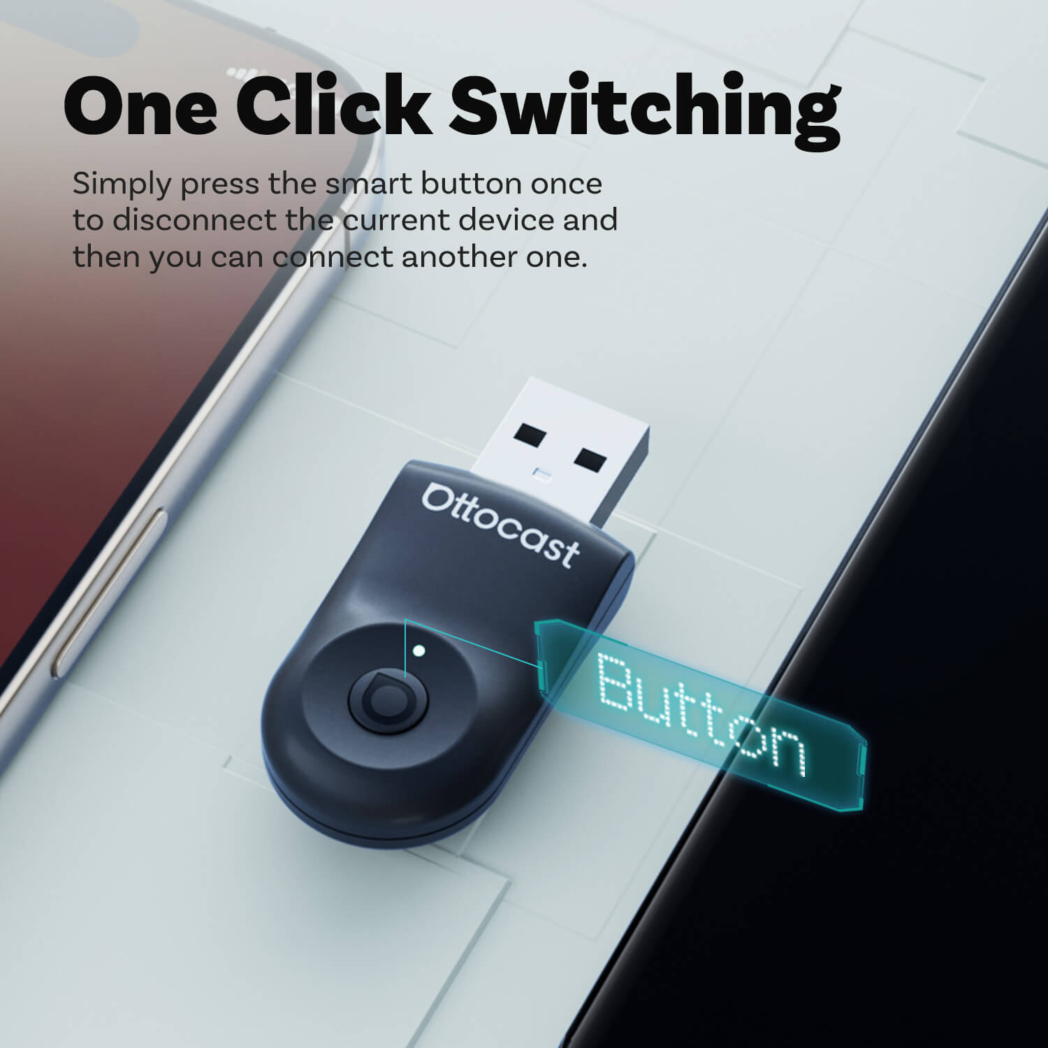 Today Special Offer🎉Mini Wireless CarPlay/Android Auto Adapter